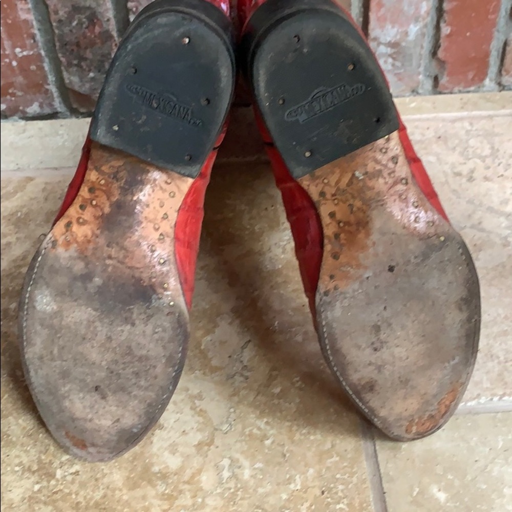 Mexicana by Old Gringo Red Cowboy Boots - Picture 4 of 4